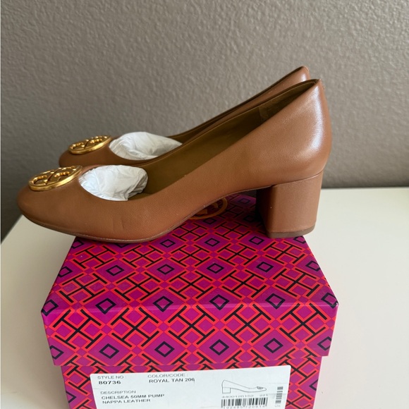 Tory Burch Chelsea Nappa leather pumps - NEW - Picture 4 of 7